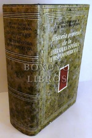 Imagen del vendedor de Historia de la literatura espaola e hispanoamericana a la venta por Boxoyo Libros S.L.