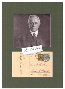 HUGO JUNKERS (1859-1935) Prof.Dr., deutscher Ingenieur, Flugzeugkonstrukteur und Unternehmer (Jun...