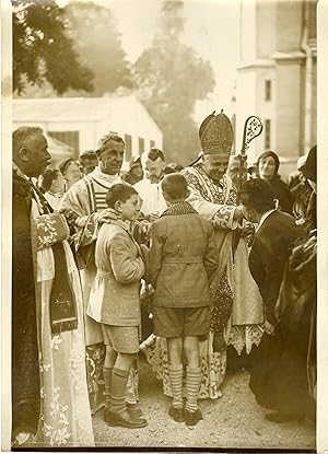 "MONSEIGNEUR SUHARD Archevêque de REIMS 1931" Photo de presse originale G. DEVRED Agence ROL Pari...