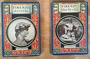 Two photographic accordion fold-out explorations of Italian art - Firenze Sculture - Firenze Gall...