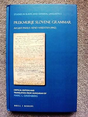 Prekmurje Slovene Grammar: Avgust Pavel's Vend Nyelvtan (1942)