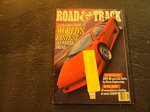 Road And Track Dec 1991 Mazda RX-7; Mercedes 500SEL; Paseo