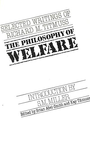 Seller image for The Philosophy of Welfare for sale by WeBuyBooks
