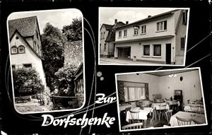 Ansichtskarte / Postkarte Laudenbach an der Bergstraße, Gastwirtschaft und Metzgerei Zur Dorfschä...
