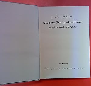 Image du vendeur pour Deutsche ber Land und Meer - Ein Buch von Glaube und Volkstum mis en vente par biblion2