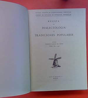 Bild des Verkufers fr Revista de Dialectologia y Tradiciones Populares Tomo XIII. - 1957 / Notas de folk-lore Altoaragones (1943) zum Verkauf von biblion2