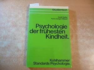 Bild des Verkufers fr Psychologie der frhesten Kindheit zum Verkauf von Gebrauchtbcherlogistik  H.J. Lauterbach