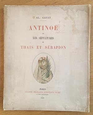 Antinoë et Sépultures de Thaïs et Séraphon.