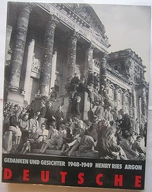 Bild des Verkufers fr Deutsche. Gedanken und Gesichter 1948-1949. zum Verkauf von Antiquariat Immanuel, Einzelhandel