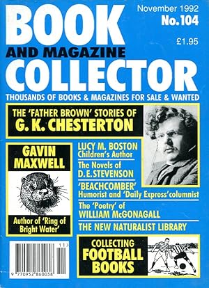 Book and Magazine Collector : No 104 November 1992