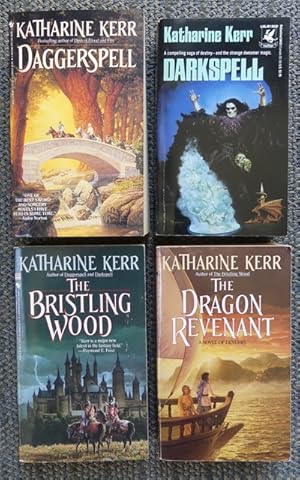 THE KINGDOM DEVERRY CYCLE - FIRST QUARTET. 1. DAGGERSPELL 2. DARKSPELL. 3. THE BRISTLING WOOD. 4....