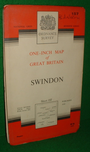 Ordnance Survey One Inch Map of Great Britain Swindon , No 157, Major Roads Revised Edition1961