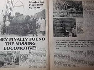 Seller image for Article: They Finally Found the Missing Locomotive "Somewhere, in or around a Former Military Installation in Port Townsend, Washington, an Entire Locomotive Once Disappears. for Years People Searched for It. Finally, in February 1973, the 60-Year-Old Mystery Came to an End" for sale by Hammonds Antiques & Books