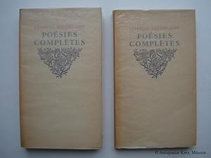 Poésies complètes. Texte et notes établis par Yves-Gérard Le Dantec. 2 Bände (vollständig). Limit...