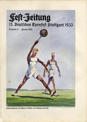 Fest Zeitung 15. Turnfest Stuttgart 1933, Nr. 6, Bernhard Nißle