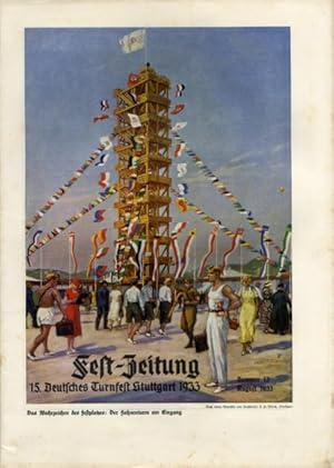 Fest Zeitung 15. Turnfest Stuttgart 1933, Nr. 13, C. H. Münch