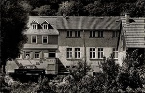 Bild des Verkufers fr Ansichtskarte / Postkarte Langenthal Hirschhorn am Neckar Hessen, Gasthaus und Pension zur Krone - Bes.: A. Krmer zum Verkauf von akpool GmbH