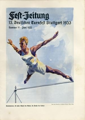 Fest Zeitung 15. Turnfest Stuttgart 1933, Nr. 11, Bernhard Nißle