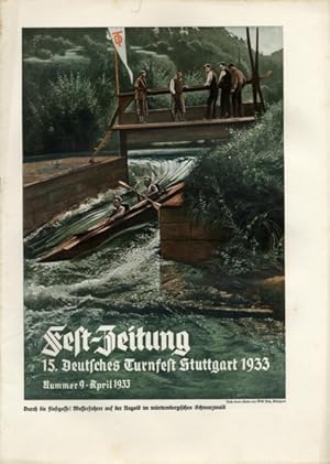 Fest Zeitung 15. Turnfest Stuttgart 1933, Nr. 9, Willi Fritz