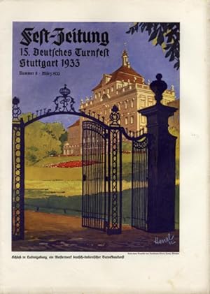 Fest Zeitung 15. Turnfest Stuttgart 1933, Nr. 8, Edwin Henel