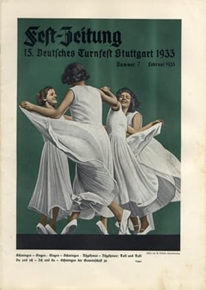 Fest Zeitung 15. Turnfest Stuttgart 1933, Nr. 7, Gerhard Riebicke