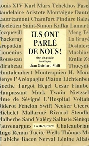 Bild des Verkufers fr Ils ont parle de nous ! - Jean Guichard-Meili zum Verkauf von Book Hmisphres