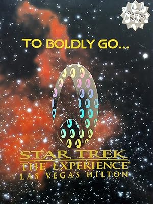 Bild des Verkufers fr To Boldly Go. Star Trek the Experience Las Vegas Hilton [GRAND OPENING BOOKLET] zum Verkauf von Versandantiquariat Jena