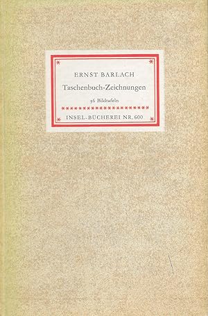 Insel-Bücherei IB Nr.600 Ernst Barlach, Taschenbuch-Zeichnungen 36 Bildtafeln