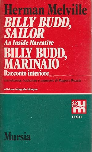 Seller image for Billy Budd, sailor An Inside Narrative. Billy Budd, marinaio Racconto interiore for sale by Messinissa libri