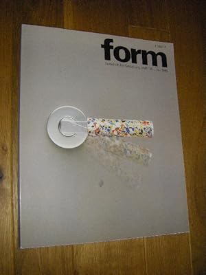form. Zeitschrift für Gestaltung. Ausgabe 116, IV - 1986