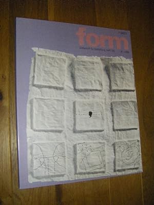 form. Zeitschrift für Gestaltung. Ausgabe 139, III - 1992