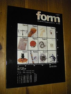 form. Zeitschrift für Gestaltung. Ausgabe 115, III - 1986