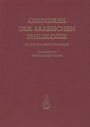 Bild des Verkufers fr Grundriss der arabischen Philologie; Band 1: Sprachwissenschaft. zum Verkauf von Antiquariat Berghammer