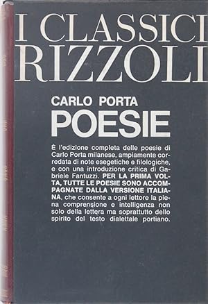 Seller image for Carlo Porta. Poesie for sale by FABRISLIBRIS