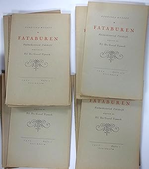 Fataburen. Kulturhistorisk Tidskrift. Jahrgänge 1923 - 1930 in 24 Heften (komplett) + Register ti...