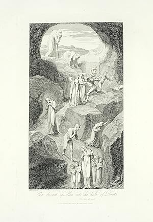 Seller image for "The Descent of Man into the Vale of Death": in The Grave. for sale by John Windle Antiquarian Bookseller, ABAA