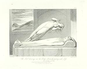 Imagen del vendedor de The Soul hovering over the Body reluctantly parting with Life": in The Grave. a la venta por John Windle Antiquarian Bookseller, ABAA