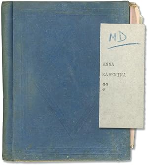Bild des Verkufers fr Anna Karenina (Original screenplay for the 1948 film) zum Verkauf von Royal Books, Inc., ABAA