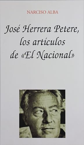 Imagen del vendedor de Herrera Petere: artculos publicados en El Nacional-Mxico a la venta por Librera Alonso Quijano