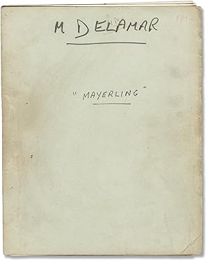 Bild des Verkufers fr Mayerling (Original screenplay for the 1968 film) zum Verkauf von Royal Books, Inc., ABAA