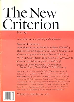 The New Criterion, vol. 10 no. 9