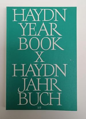 Seller image for The Haydn Yearbook. Das Haydn Jahrbuch, Vol. X/Band X (1978). for sale by Der Buchfreund