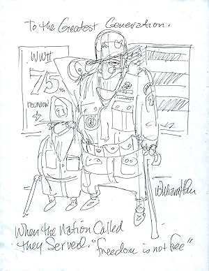 ORIGINAL WORLD WAR II-THEMED SKETCH