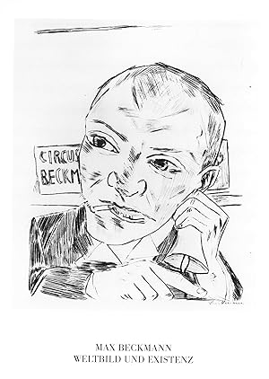 Imagen del vendedor de Max Beckmann. Weltbild und Existenz. Druckgraphik a la venta por Kunstmuseum der Stadt Albstadt