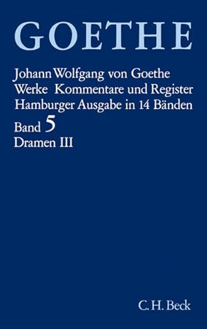 Goethe. Werke: Werke, 14 Bde. (Hamburger Ausg.), Bd.5, Dramatische Dichtungen: Iphigenie auf Taur...