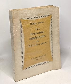 Seller image for Les crivains amricains de l'entre-deux guerres for sale by crealivres