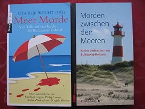 Bild des Verkufers fr 1) Meer Morde. Vier Flle auf vier Inseln fr Kommissar Gabriel UND 2) Morden zwischen den Meeren. Kleine Verbrechen aus Schleswig-Holstein zum Verkauf von Versandantiquariat Karsten Buchholz