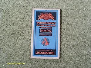 Bartholomew's Revised Half-Inch Contoured Map No 30 Lincolnshire