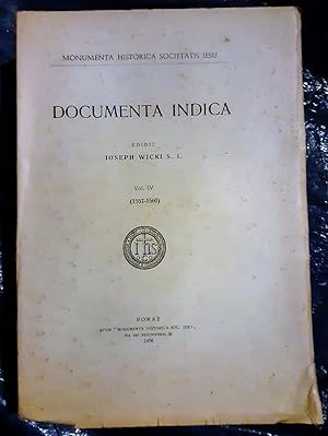 Documenta Indica IV (1557-1560)