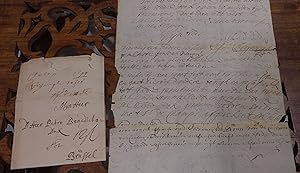 Kaufmannsbrief in holländischer Sprache von einem Mitglied der Kölner Patrizier-Familie Beyweg (h...